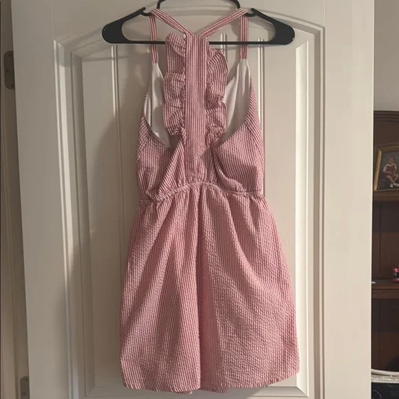 Red and White Striped Sundress - Picture 2 of 2